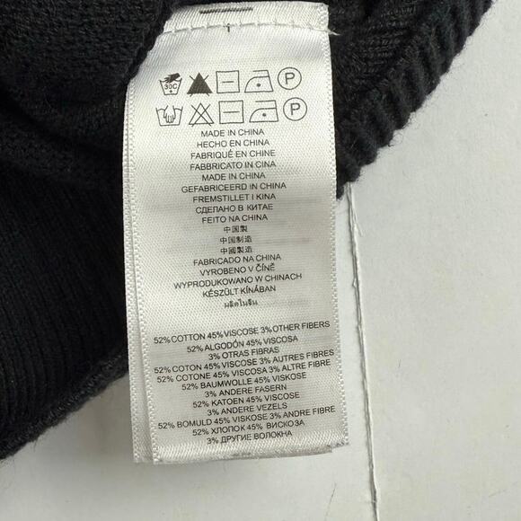 Michael Kors Black & Gray Long Sleeve Sweater - L - Picture 7 of 8